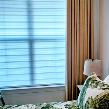 West Palm Beach-Guest bedroom shades and Blackout Draperies