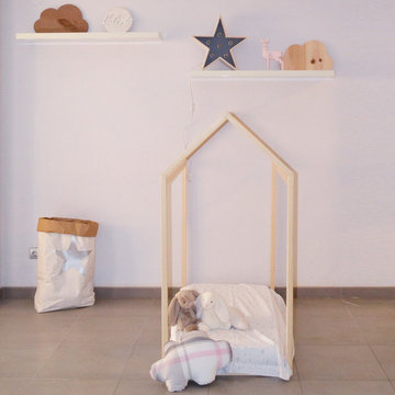 Cama Casita Tamaño Cuna