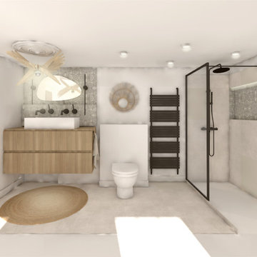 Salle de bain parentale