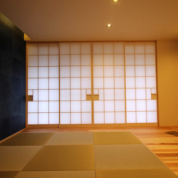 三重県・伊賀　「　和紙に包まれる家　」専用住宅・RC造２階建て・リフォーム
