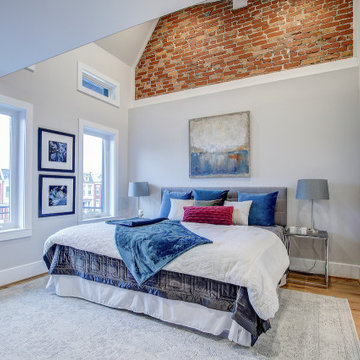 Basement remodel with bedroom space, closet space, living area, Irving