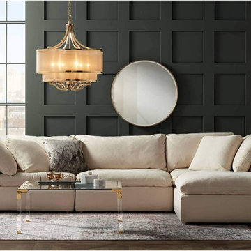 Modern Coffee Tables with Lucite Acrylic Legs