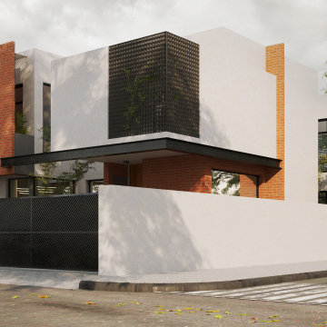 Traditional Brick House in DHA Lahore