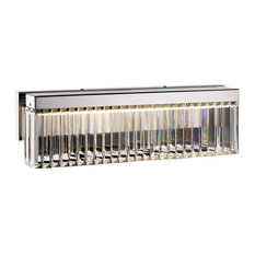 Broadway 1 Light Wall Sconce in Polished Nickel