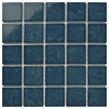 Resort Coral Blue Porcelain Floor and Wall Tile