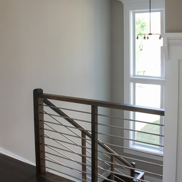 Project #22 | Stainless Steel & Dark Wood Treads