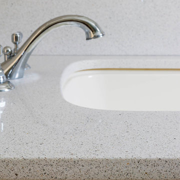 Quartz Reflections Caesarstone Master Bath