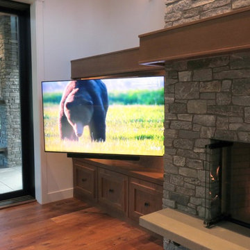 Great Room - Arm Mounted TV extended