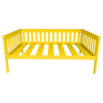 Mission Daybed, Canary Yellow, Full