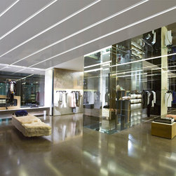 Cirrus Channel, Direct 1" Lens - Ceiling Lighting