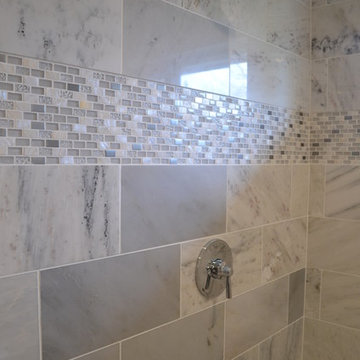 Master Bath - in White Carrara Marble