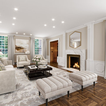 Virtual Staging Examples - Transitional Style