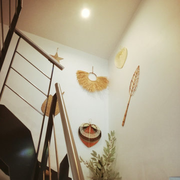 Décoration d'une cage d'escalier