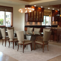 Sculpted Steel Dining Tables - Dining Tables