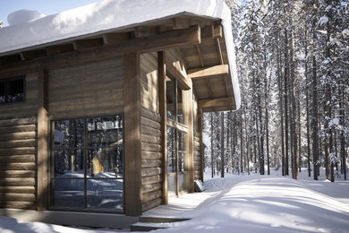 Inspiration for a rustic exterior home remodel in Other