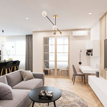 Modern 2-bedroom Apartment Design Project