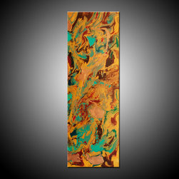 Liquid Industrial Series Paintings - Artwork