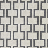 A0008C Persimmon And Off White, Modern, Geometric Upholstery Fabric By The  Yard