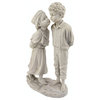 Love's First Kiss Children Garden Statue