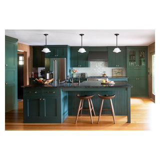 Lakeside Cottage - Traditional - Kitchen - Portland Maine - by The ...