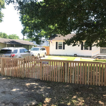 Cedar Picket fence