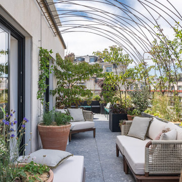 Penthouse de 172m² et sa terrasse de 135m², quartier Passy, Paris 16e