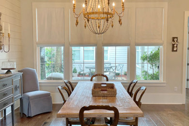 Example of a transitional dining room design in New Orleans
