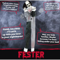 Life-Size Animatronic Clown, Indoor/Outdoor Halloween Decoration