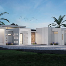 House with pool on rear yard