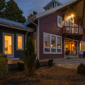 Timber Frame Barn House