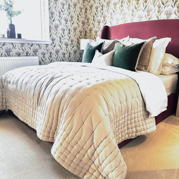 Autumn styling in the Thistle Bedroom