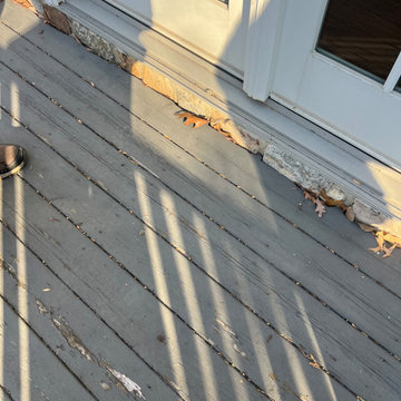 Exterior Balcony Renovation with Composite Decking