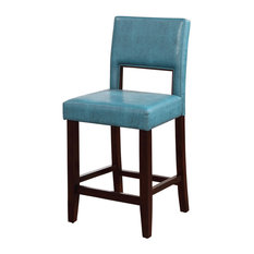 Residence - Sequoia Counter Stool, Aegean Blue - Bar Stools and Counter Stools
