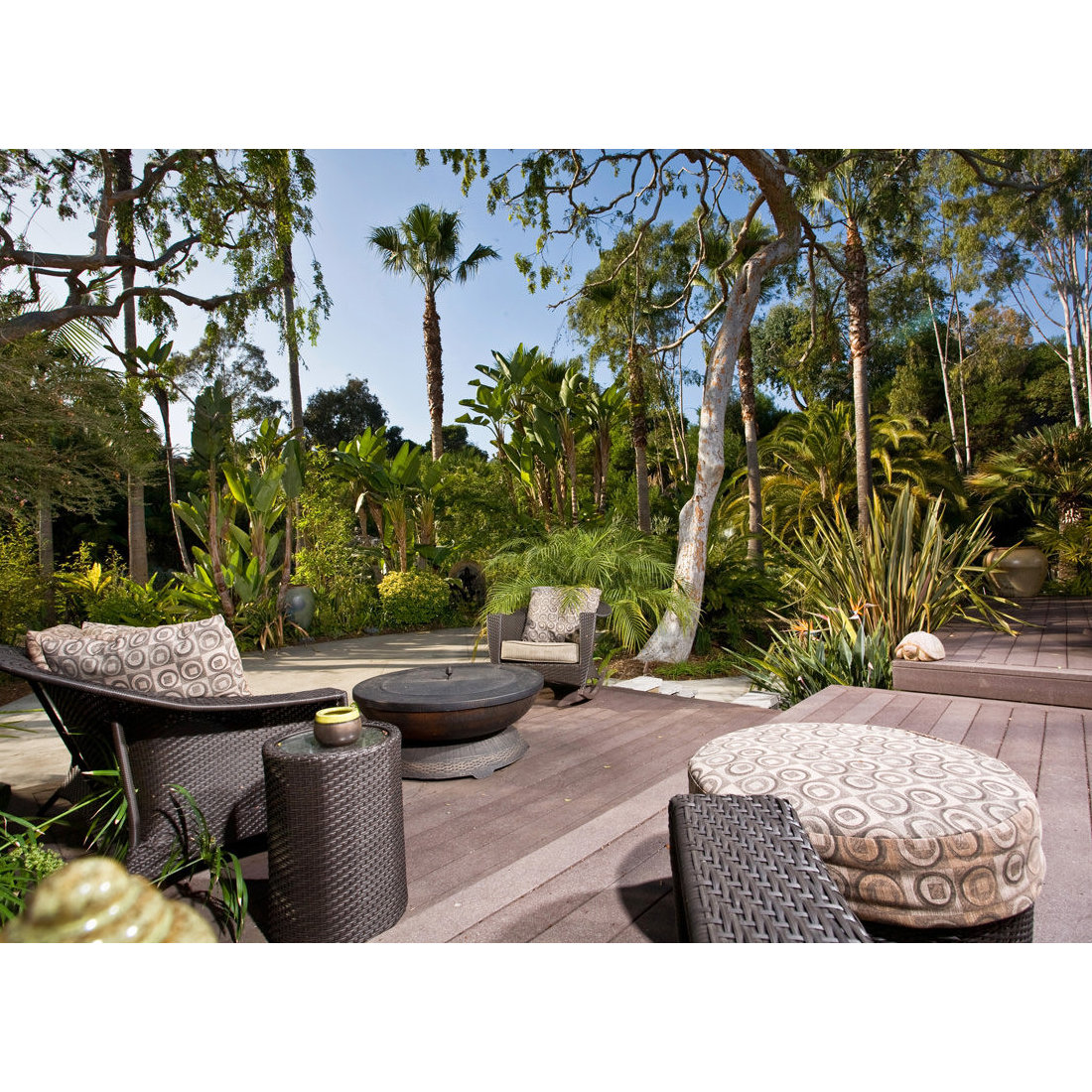 Backyard Landscape Design with Pool, Fireplace, and Custom Stonework
