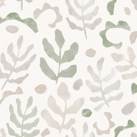 Neutral Green Mira Peel & Stick Wallpaper Bolt