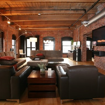 Boston Loft - Living Room