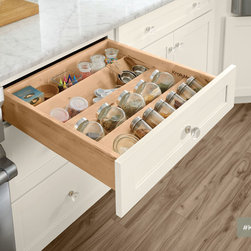 KraftMaid: Kitchen Spice Drawer Insert - Kitchen Drawer Organizers