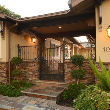 Bay Area full house renovation craftsman / Mediterranean Los Gatos project