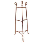 Enclume - Handcrafted Baker's Cooling Rack Brushed Copper - Handcrafted in the USA, this Enclume 3-Tier Designer Stand is one of our best selling stands. Beautifully designed,� this tapered stand is 33.5" tall and incredibly versatile. It is great in the Kitchen, in�Outdoor�Living Spaces, or just about anywhere. It displays and organizes plants, cookware, bakeware, pots, pans, herbs, pictures or flowers.� Use it as a pot rack or organizer when wall or ceiling space is not available.�Each rack is forged from solid Copper using traditional French metal working techniques. It comes fully assembled and is cold riveted for strength and durability. The Solid Copper finish is beautiful and authentic. These stands also come in a Hammered Steel Finish. For custom sizes or questions, contact Enclume Design Products directly.�. Made With Solid Brushed Copper, Professional Grade. Forged by our Skilled Craftsmen in the Pacific Northwest, USA. No Assembly Required.