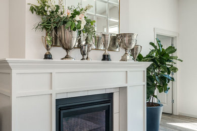 Trendy family room photo in Seattle