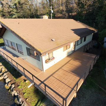 Lake Washington Wrap Around Lake View Deck