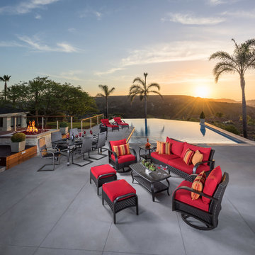 Barcelo™ 16pc Estate Collection - Sunset Red