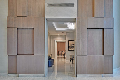 Design ideas for a contemporary hallway in Miami.
