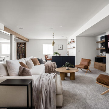 A Carmel Basement Built for Entertaining
