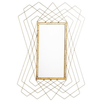 Safavieh Hazelton Decorative Mirror in Gold