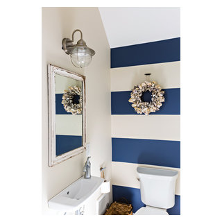 Heritage Sands - Beach Style - Powder Room - Boston - by Pastiche of ...