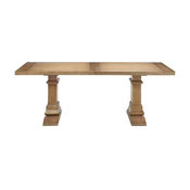 Modern 84" Conference Table, Reclaimed Gray Finish