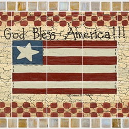 God Bless America - Tile Mural Palettes - Tile Murals