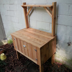 Cedar Potting Bench - Potting Benches