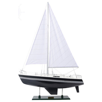 Victory Yacht Painted Wooden model sailing boat